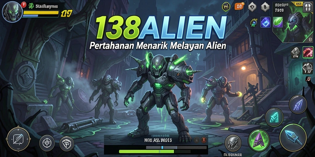 Gameplay seru di 138ALIEN dengan strategi Tower Defense yang menegangkan.