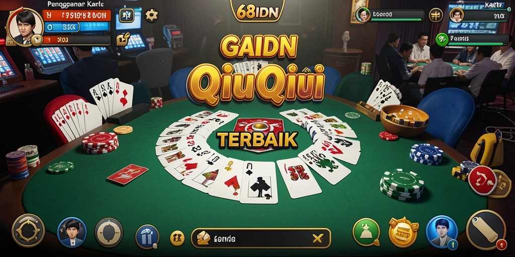 Gambaran gameplay seru dalam 68IDN QiuQiu.