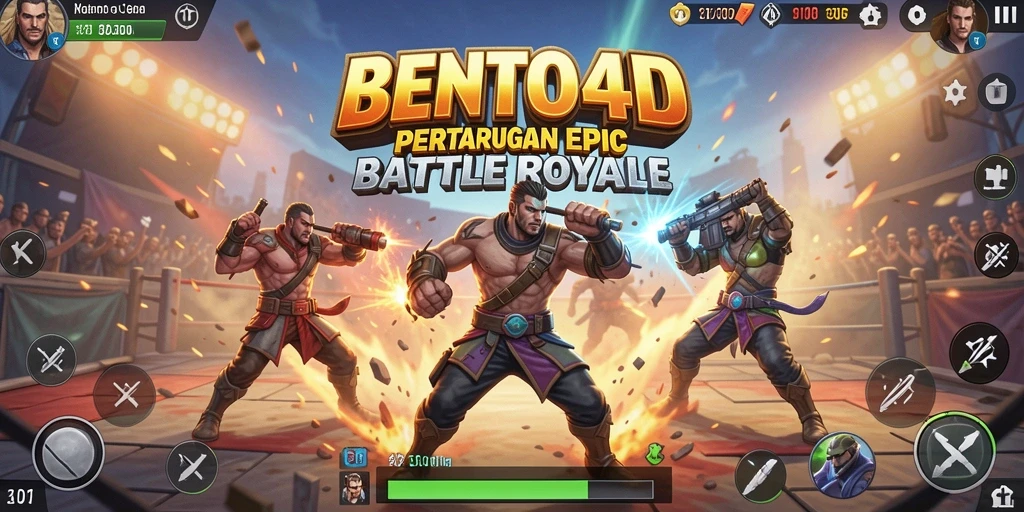 Gameplay seru di BENTO4D dengan pertempuran intens.