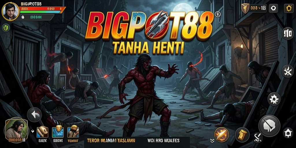 Tangkapan layar BIGPOT88 menampilkan momen menyeramkan dari gameplay.