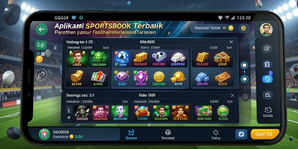 Tampilan menarik dari gameplay Sportsbook di aplikasi G668.