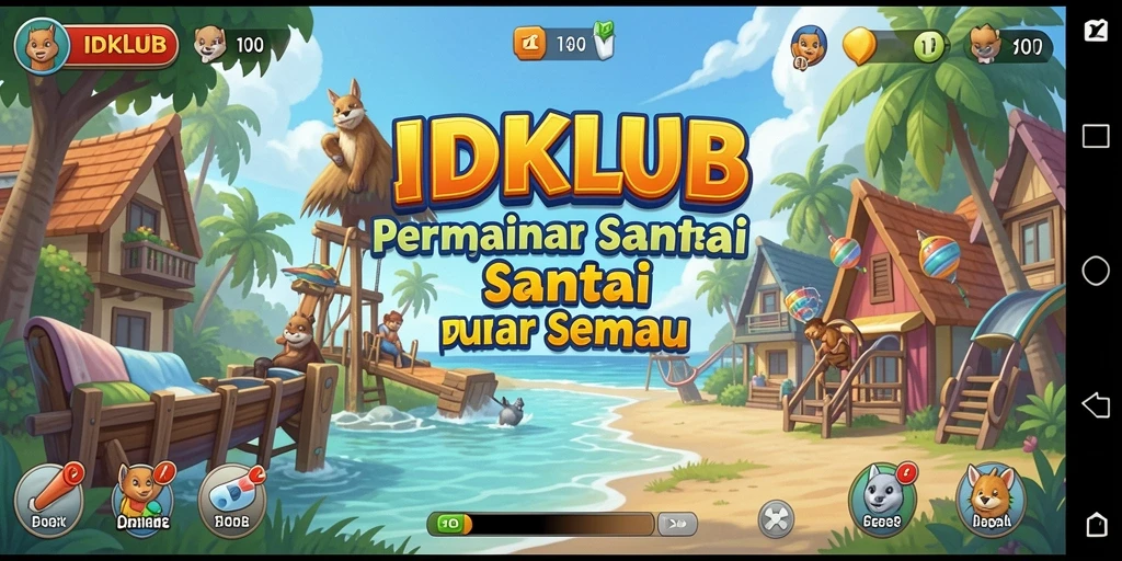 Tampilan screenshot IDKLUB yang menampilkan gameplay seru dan menyenangkan.