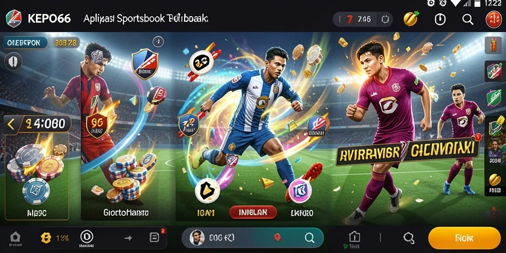 Screenshot gameplay KEPO66 yang menunjukkan taruhan olahraga secara real-time.
