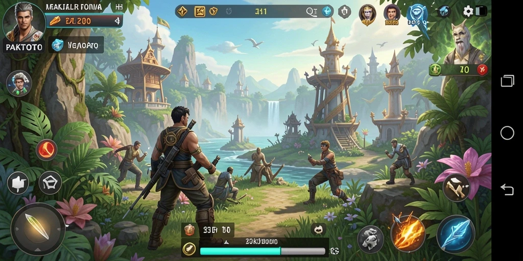 Tampilan gameplay Open World PAKTOTO yang menakjubkan.