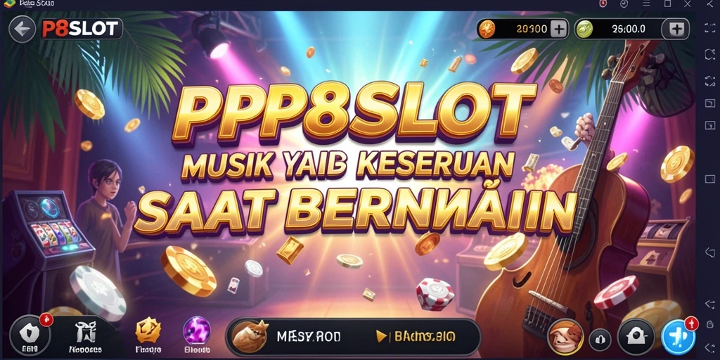 Screenshot gameplay PP8SLOT menampilkan pengguna menikmati permainan musik.