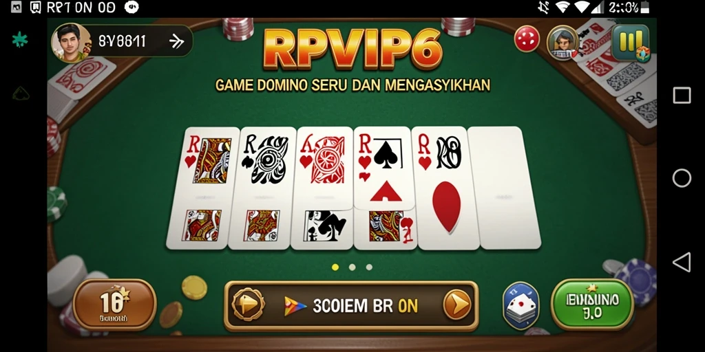 Tangkapan layar gameplay RPVIP6 yang menarik dan interaktif.