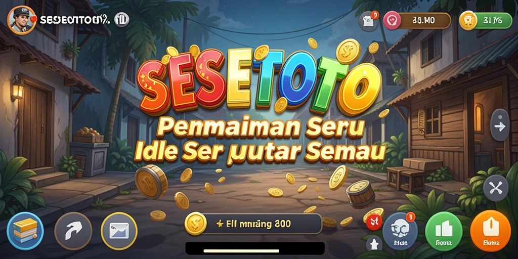 Tampilan gameplay SESETOTO yang mengasyikkan dan penuh warna.