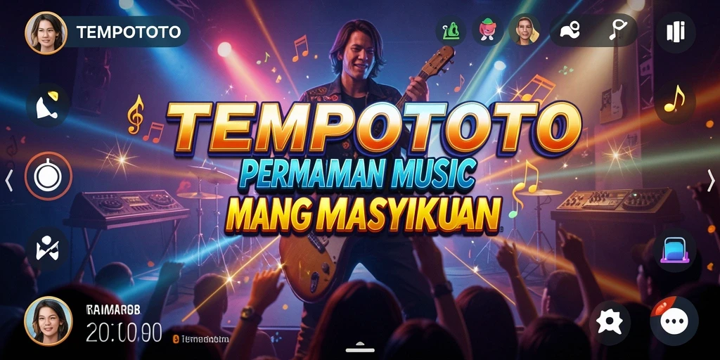 Tampilan gameplay TEMPOTOTO yang seru dan interaktif.
