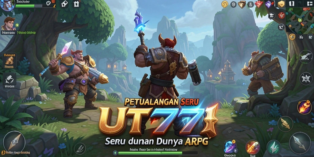 Tampilan gameplay seru UT77, rasakan petualangan ARPG yang epik.